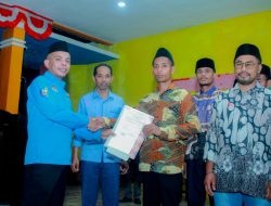 KNPI Sula Kukuhkan Pemuda Desa Buya, Ini Kata Sekda