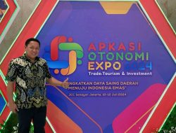 Bupati Aliong Mus Hadiri Rakernas Apkasi XVI 2024
