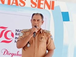 Camat Pulau Moti Resmi Buka Pentas Seni-Budaya untuk Meramaikan HUT RI dan HUT Kecamatan
