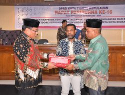 Pemkot Tikep Serahkan Nota Keuangan RAPBD Senilai Satu Triliun