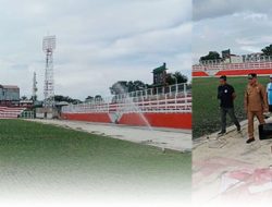 Progres Stadion GKR Mulai Terlihat, Wali Kota : Pasir Gamalama Terbukti Efektif