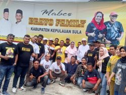 FAM SAH Kunjungi 6 Posko Pemenang di Kota Sanana