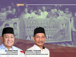 Sinergi dengan Pemuda, Generasi Muda Nuku Bersikap Dukung Aliong-Sahril