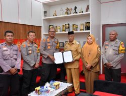 Pemkot Tikep Dan Polresta Tidore Tanda Tangan Perjanjian Peminjaman Gedung
