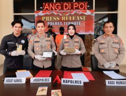 Polres Ternate Gagalkan Pengiriman Ganja, Satu Pelaku Diamankan