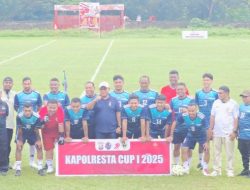 DPRD Tidore Taklukkan Sat Intelkam 1-0 di Laga Perdana Kapolresta Cup I