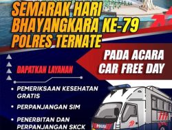 Minggu Besok, Polres Ternate Buka Pelayanan SKCK, SIM Dan Kesehatan Gratis