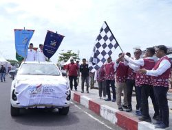 Walikota Tidore dan Kaper BKKBN Malut Resmi Lepas Kirab Bangga Kencana