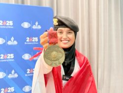 Bangga! Bripda Ikja Polwan Polda Malut Juara Taekwondo WPFG di Amerika Serikat