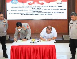 MoU dengan Malut United, Polda Siap Amankan Tiap Pertandingan di Gelora Kieraha