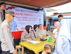 Polda Malut Gelar Gerakan Pangan Murah di Ternate