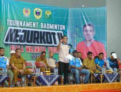 Ratusan Peserta Ikut Badminton Kejurkot II, Wawali Tidore Beri Apresiasi