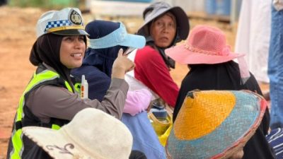 Polres Halteng Utamakan Cara Humanis Amankan Unjuk Rasa di PT MAL