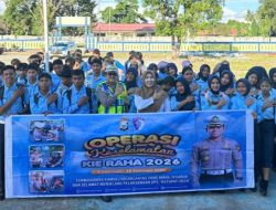 Police Goes To School, Polda Malut Beri Edukasi Tertib Lalulintas di SMKN 5 Tidore