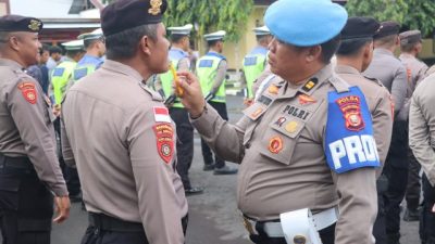 Jaga Profesionalisme, Propam Polda Malut Gelar Gaktiblin di Polresta Tidore