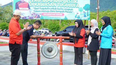 Launching Zero Sampah Plastik, Wawali Apresiasi Inovasi Camat Tidore