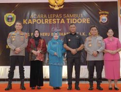 Walikota Hadiri Lepas Sambut Kapolresta Tidore