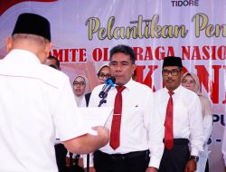 Wakil Walikota Resmi Pimpin KONI Kota Tidore