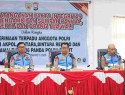 Pimpin Pakta Integritas, Kapolda Malut: Seleksi Polri Bersih dan Transparan