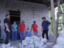 Walikota dan Wawali Tidore Tinjau Rumah Rusak Akibat Gempa di Daratan Oba