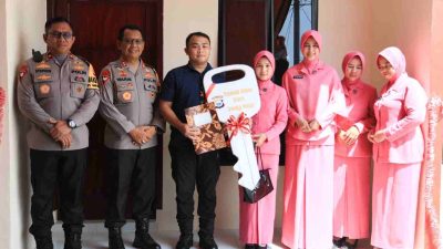 Beri Hunian Layak Bagi Anggota, Kapolda Malut Resmikan 12 Rumah Dinas
