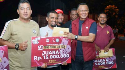 Tutup event, Walikota: Tidore Akan Aman Karena Olahraga Domino Melatih Kesabaran
