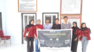 Prodi Ilmu Administrasi Negara Universitas Nuku Gelar PKM Pendataan Monografi Desa Mare Kofo