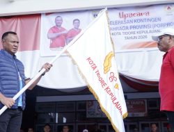 Walikota Lepas Kontingen Tidore untuk Ikut Porprov ke V di Halut