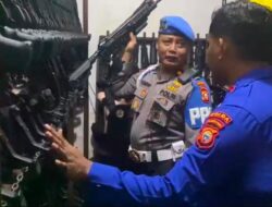 Propam Polda Malut Periksa Kesiapan Senjata Api dan Personel Ditpolairud
