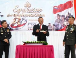 Walikota Tidore Hadiri Syukuran HUT Bhayangkara ke 80