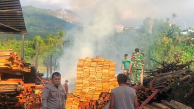 Polisi Selidiki Penyebab Kebakaran di Sangaji Ternate