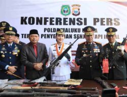 Polda Malut Amankan Belasan Senjata Ilegal, Gubernur Sherly Beri Apresiasi