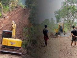 Susah Angkut Hasil Pertanian, Warga Mafututu Tidore Patungan Bangun Jalan