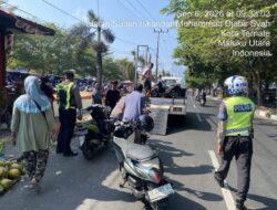 Parkir Liar Ditertibkan, Satlantas Polres Ternate Ajak Patuhi Aturan Lalulintas