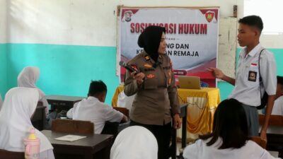Sikum Polres Beri Edukasi Anti Bullying ke Siswa SMA Negeri 6 Ternate