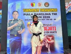 Bripka Ikja Polwan Polres Ternate Sukses Raih Medali Emas Piala Panglima TNI 2026