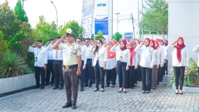 Penuh Khidmat, Insan BRI Soasio Gelar Upacara Hari Kesaktian Pancasila 