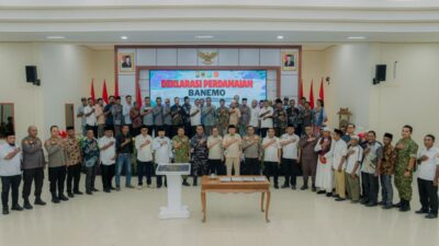 Polda Malut Inisiasi Deklarasi Damai Warga Enam Desa di Patani Halteng