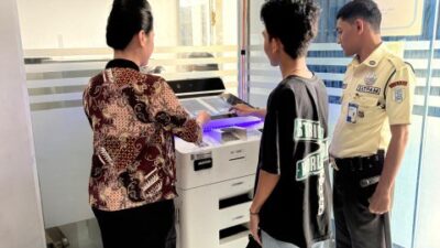 Mudahkan Pelayanan, BRI KCP Lelilef Halteng Kini Miliki Mesin Digital Cs