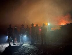Kodam XXVIII/Moloku Kieraha Pantau Karhutla di Takome, Antisipasi Api Meluas