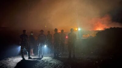 Kodam XXVIII/Moloku Kieraha Pantau Karhutla di Takome, Antisipasi Api Meluas